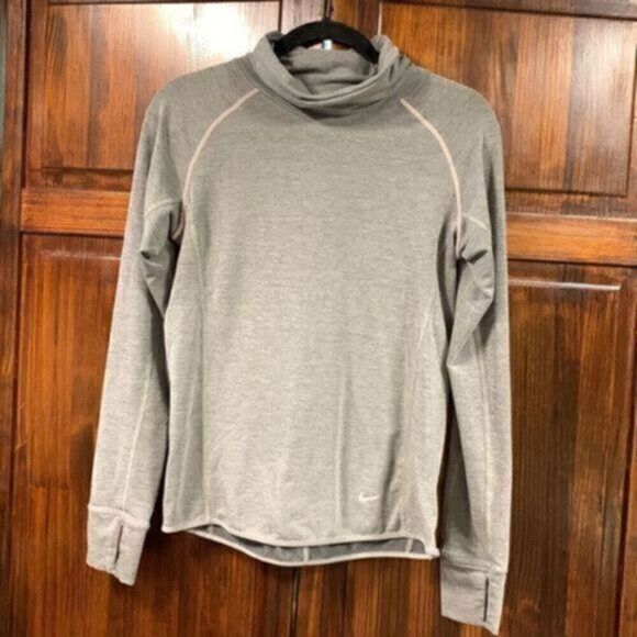 Nike Dri-Fit gray fitted sweatshirt size small - Picture 1 of 13